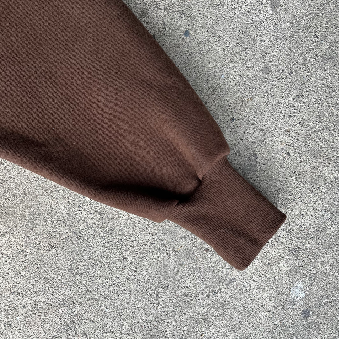 Brown Cropped Hoodie