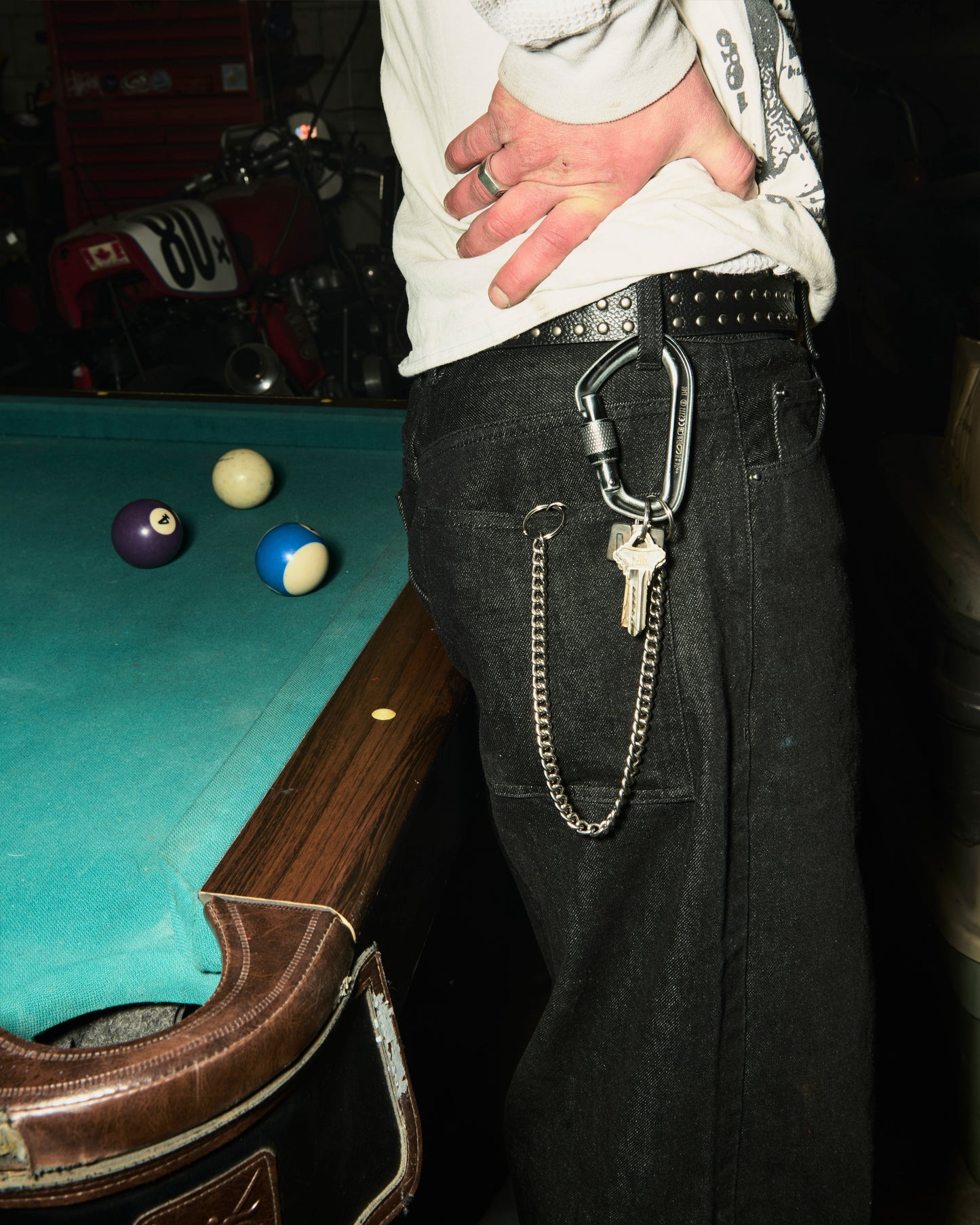 Leather Studded Belt