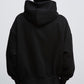 Black Cropped Hoodie