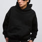 Black Cropped Hoodie