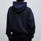 Navy Blue Cropped Hoodie