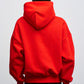 Red Cropped Hoodie