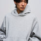 Heather Grey Cropped Hoodie
