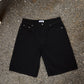 Black Denim Shorts