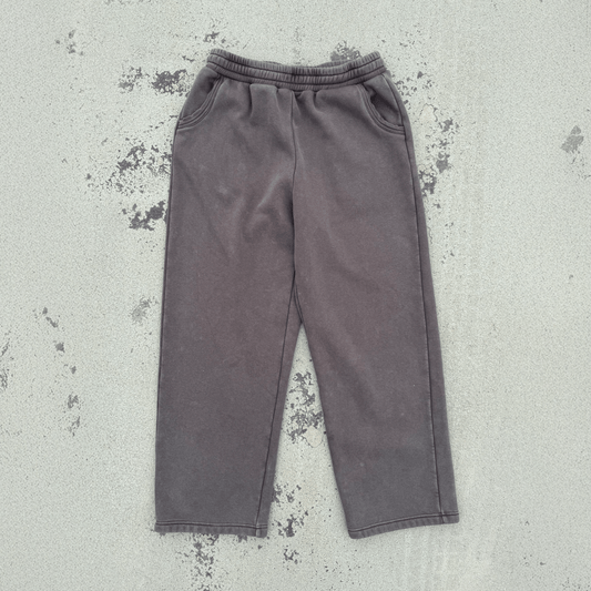 Washed Brown Baggy Sweats