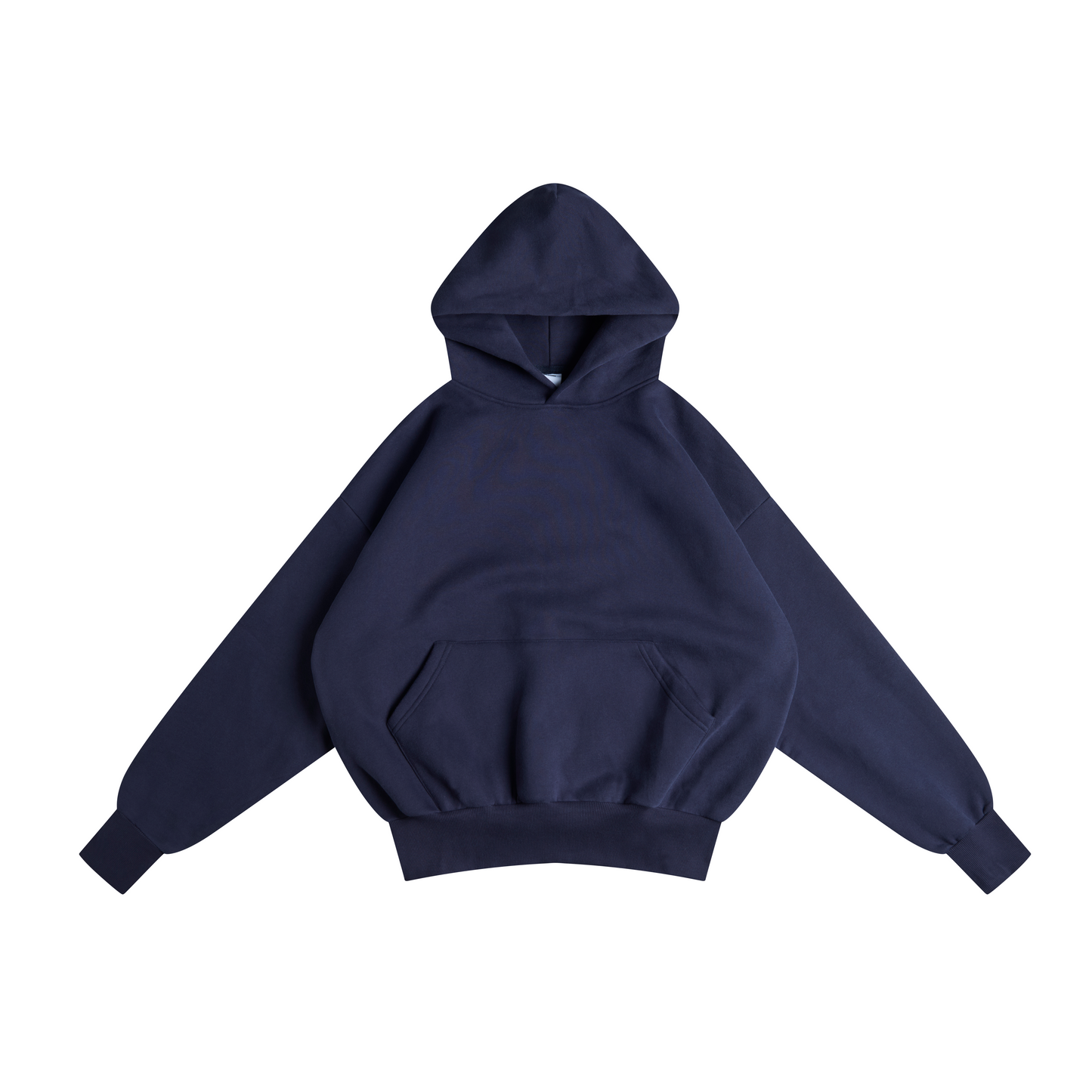 Navy Blue Cropped Hoodie