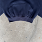 Navy Blue Cropped Hoodie