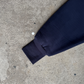 Navy Blue Cropped Hoodie