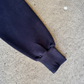 Navy Blue Cropped Hoodie