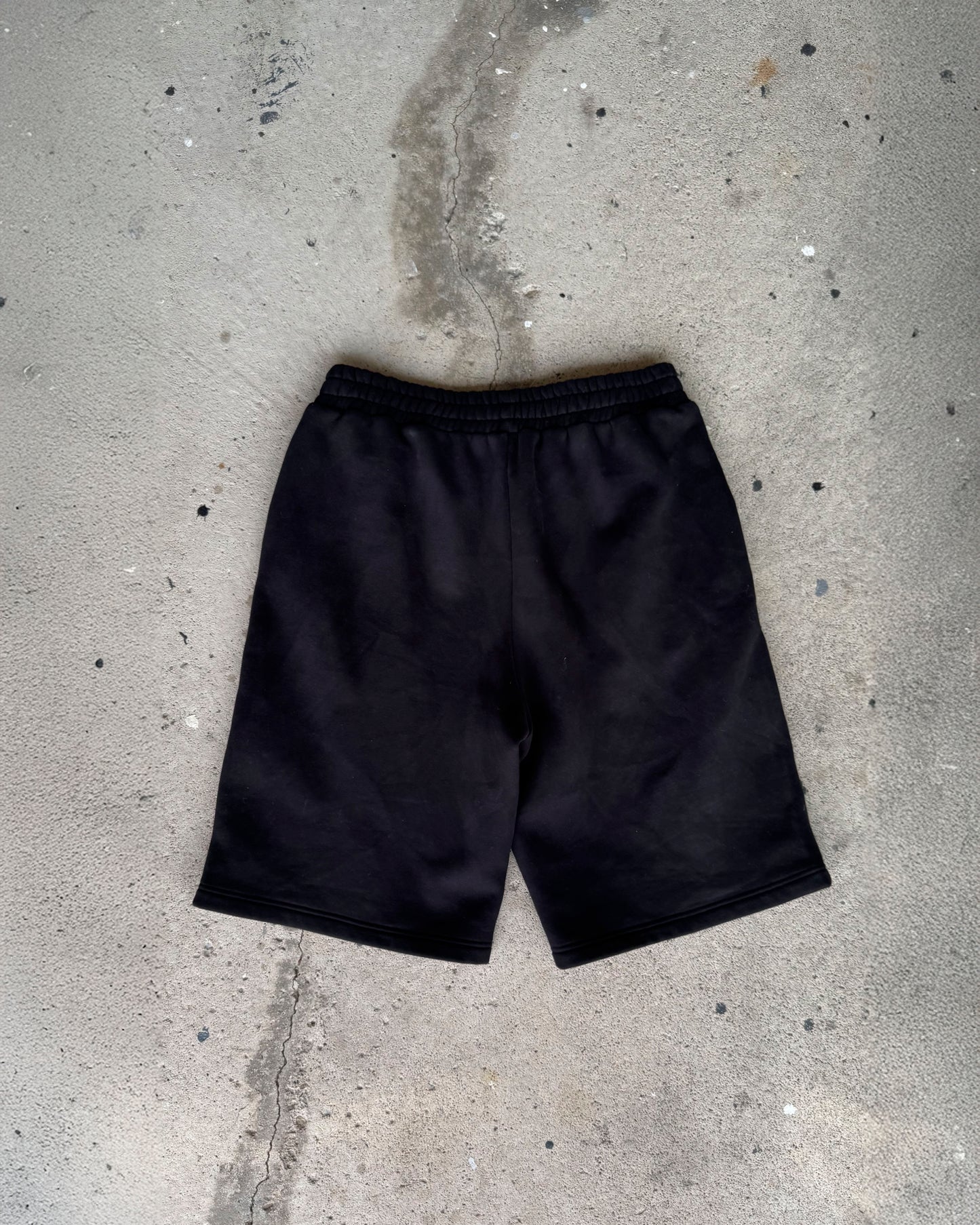 Black Baggy Sweatshorts
