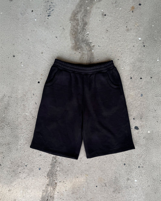 Black Baggy Sweatshorts