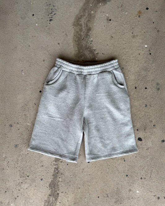 Heather Grey Baggy Sweatshorts