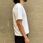 White Cropped Tee